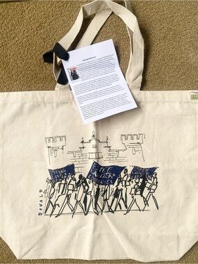 Donald “Drawbertson” Robertson Canvas Tote. NWT